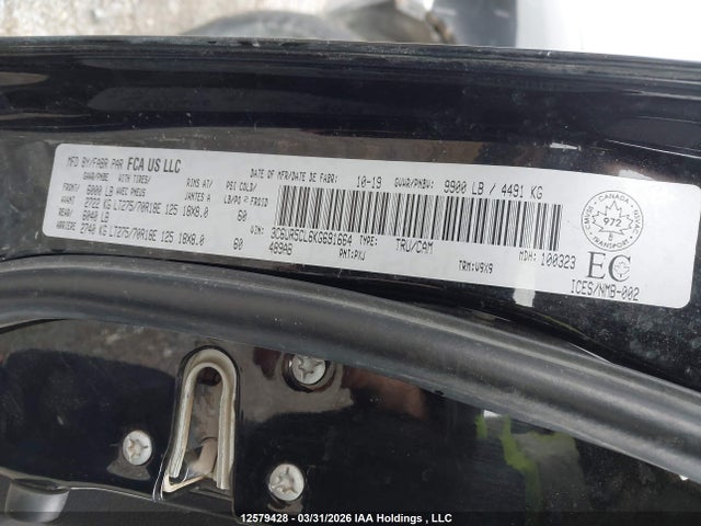 3C6UR5CL6KG691664 RAM 2500 Tradesman