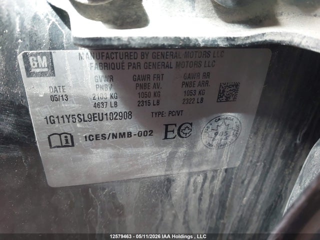 1G11Y5SL9EU102908 Chevrolet Impala 1ls