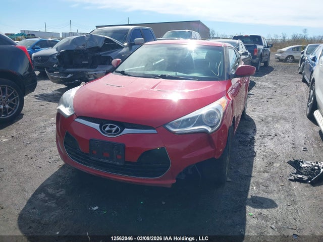 2014 Hyundai Veloster მანქანა იყიდება აუქციონზე, vin: KMHTC6AD9EU190577, აუქციონის ნომერი: 12562046
