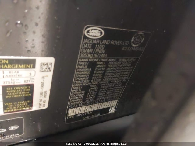 SALWS2RU4MA769244 Land Rover Range Rover Sport Hst Mhev