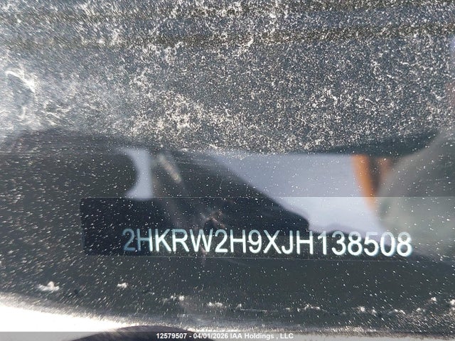 2HKRW2H9XJH138508 Honda Cr-v Touring