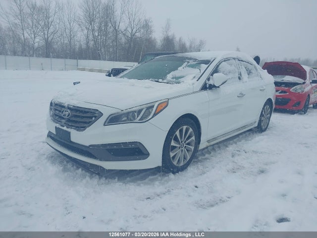 12561077 :رقم المزاد ، 5NPE34AF6GH414159 vin ، 2016 Hyundai Sonata Sport Tech مزاد بيع
