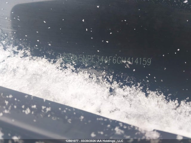 12561077 :رقم المزاد ، 5NPE34AF6GH414159 vin ، 2016 Hyundai Sonata Sport Tech مزاد بيع