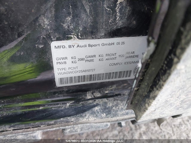 Продажа на аукционе авто 2025 Audi Rs 3 2.5t, vin: WUAGWCGY2SA910727, номер лота: 12579851