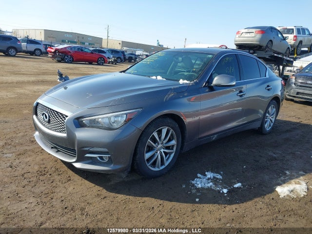2014 Infiniti Q50 Premium/sport მანქანა იყიდება აუქციონზე, vin: JN1BV7AR5EM690735, აუქციონის ნომერი: 12579980