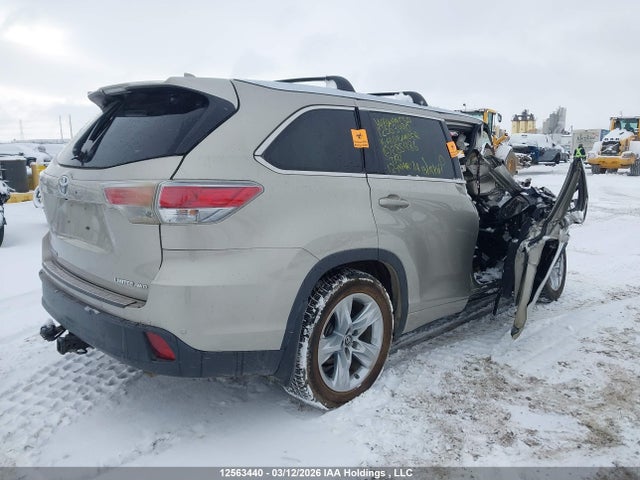 Aukcja sprzedaży 2016 Toyota Highlander Limited, vin: 5TDDKRFHXGS285486, numer aukcji: 12563440