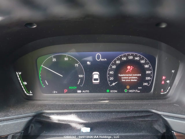 2023 Honda Accord Hybrid Touring მანქანა იყიდება აუქციონზე, vin: 1HGCY2F85PA800555, აუქციონის ნომერი: 12580242
