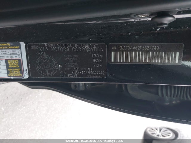 Продаж на аукціоні авто 2015 Kia Forte 1.8l Lx/1.8l Lx+/lx+ Winter Edition, vin: KNAFX4A62F5327749, номер лоту: 12580295