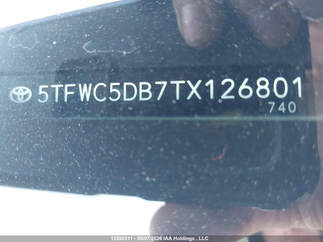Продажа на аукционе авто 2026 Toyota Tundra Crewmax Limited/crewmax Platinum/crewmax 1794/crewmax Trd Pro, vin: 5TFWC5DB7TX126801, номер лота: 12580311