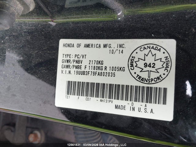 Aukcja sprzedaży 2015 Acura Tlx Elite, vin: 19UUB3F79FA802035, numer aukcji: 12561831