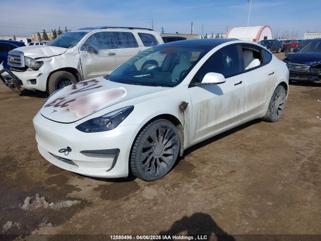 Продажа на аукционе авто 2023 Tesla Model 3 Performance, vin: 5YJ3E1EC1PF399343, номер лота: 12580496