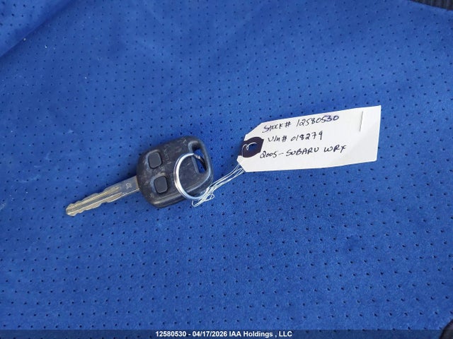 Aukcja sprzedaży 2005 Subaru Wrx, vin: GDA018279, numer aukcji: 12580530