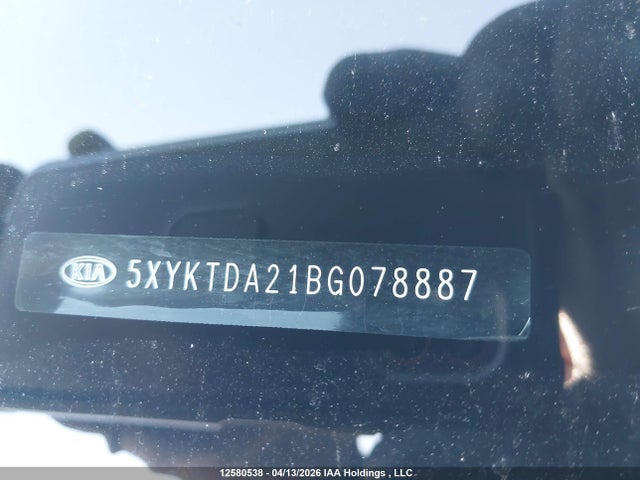 Продажа на аукционе авто 2011 Kia Sorento Lx V6, vin: 5XYKTDA21BG078887, номер лота: 12580538