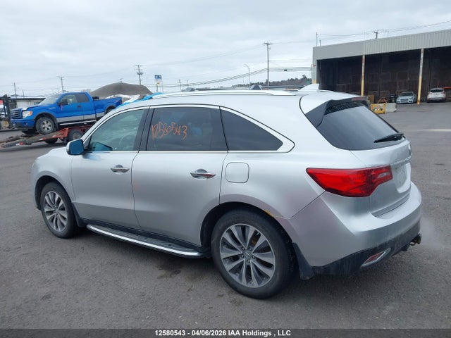 12580543 :رقم المزاد ، 5FRYD4H45EB502743 vin ، 2014 Acura Mdx Technology مزاد بيع
