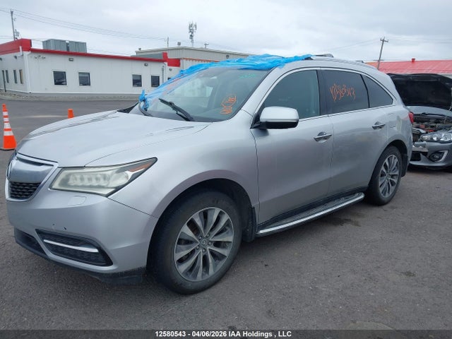 12580543 :رقم المزاد ، 5FRYD4H45EB502743 vin ، 2014 Acura Mdx Technology مزاد بيع