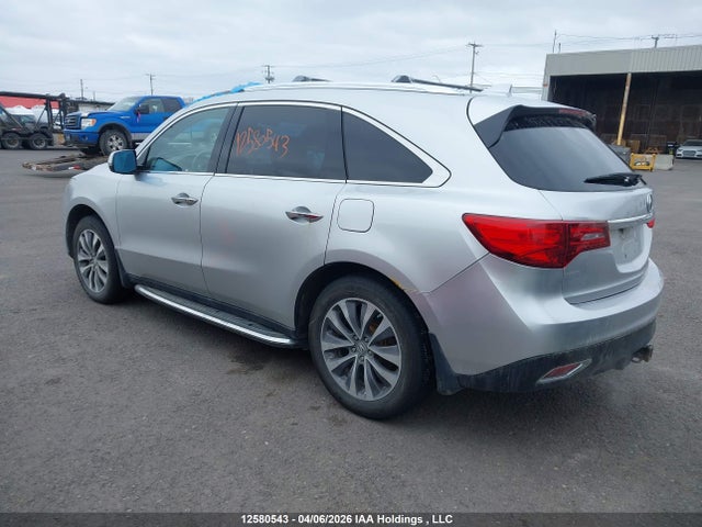 12580543 :رقم المزاد ، 5FRYD4H45EB502743 vin ، 2014 Acura Mdx Technology مزاد بيع