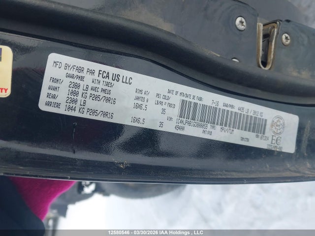 1C4NJPAB1GD800059 Jeep Patriot Sport/north