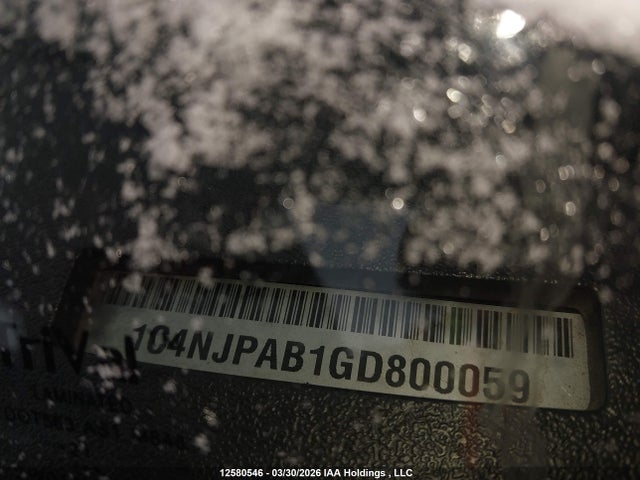 1C4NJPAB1GD800059 Jeep Patriot Sport/north