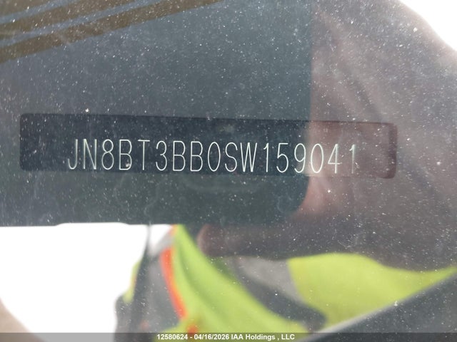 JN8BT3BB0SW159041 Nissan Rogue Sv/rock Creek