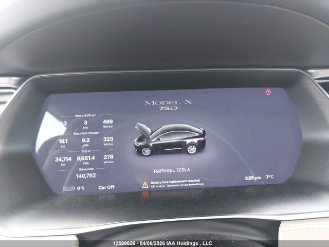 Aukcja sprzedaży 2017 Tesla Model X 100d/75d/90d, vin: 5YJXCBE2XHF065916, numer aukcji: 12580626
