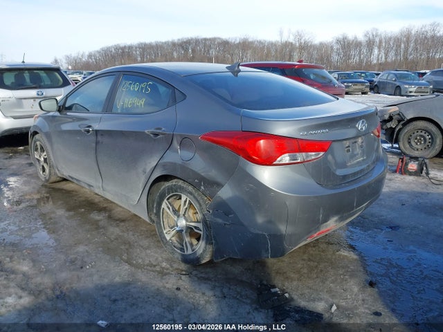 2012 Hyundai Elantra Gl მანქანა იყიდება აუქციონზე, vin: 5NPDH4AE4CH116949, აუქციონის ნომერი: 12560195