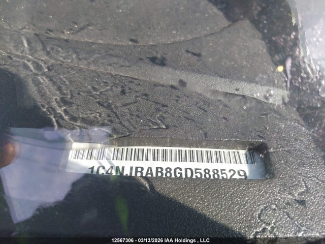 12567306 :رقم المزاد ، 1C4NJRAB8GD588529 vin ، 2016 Jeep Patriot Sport/north مزاد بيع