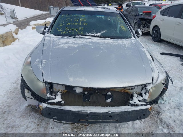 12517150 :رقم المزاد ، 1HGCP2F75CA800477 vin ، 2012 Honda Accord Ex مزاد بيع