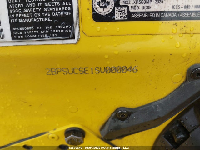 Aukcja sprzedaży 2025 Skidoo Skidoo., vin: 2BPSUCSE1SV000046, numer aukcji: 12580649