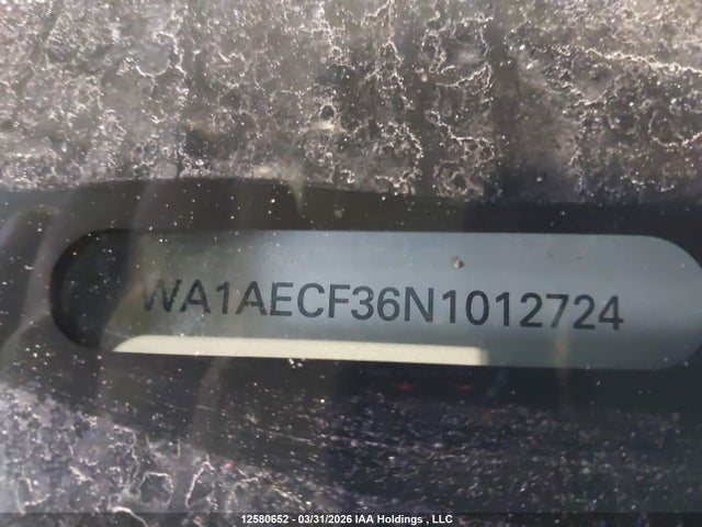 Aukcja sprzedaży 2022 Audi Q3 Komfort 45, vin: WA1AECF36N1012724, numer aukcji: 12580652
