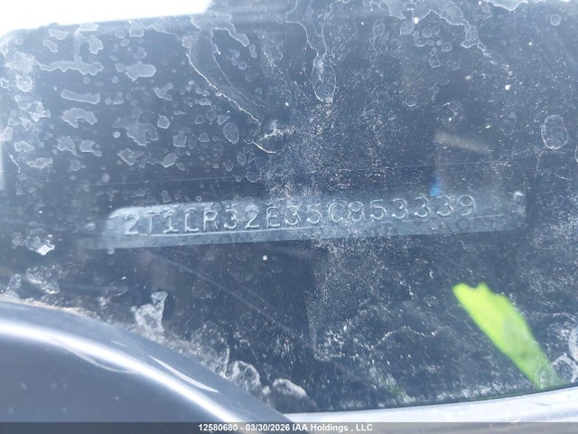 12580680 :رقم المزاد ، 2T1LR32E35C853339 vin ، 2005 Toyota Corolla Matrix Xr مزاد بيع