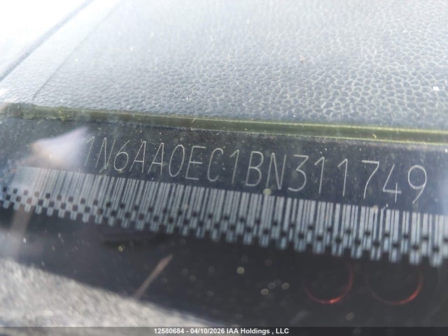 Aukcja sprzedaży 2011 Nissan Titan S/sv/sl/pro-4x, vin: 1N6AA0EC1BN311749, numer aukcji: 12580684