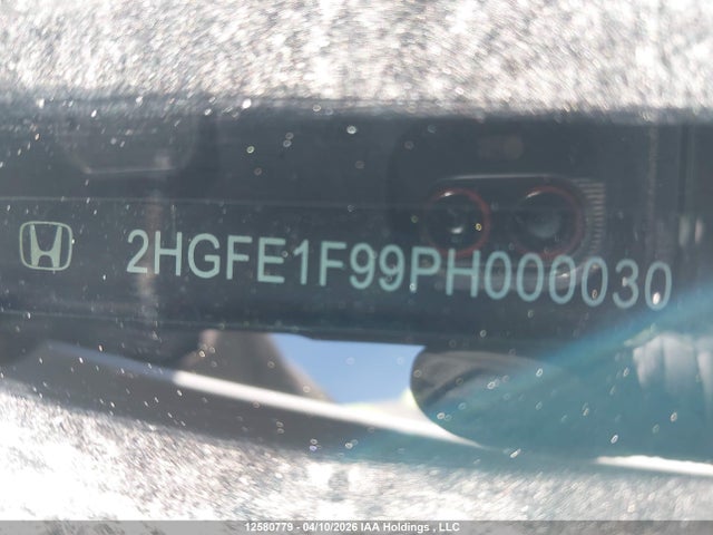 12580779 :رقم المزاد ، 2HGFE1F99PH000030 vin ، 2023 Honda Civic Touring مزاد بيع