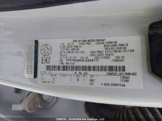 1FT7W2B6XLEE29731 Ford F250 Super Duty