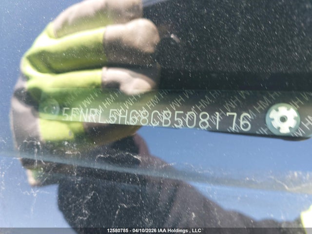 Aukcja sprzedaży 2012 Honda Odyssey Exl, vin: 5FNRL5H68CB508176, numer aukcji: 12580785