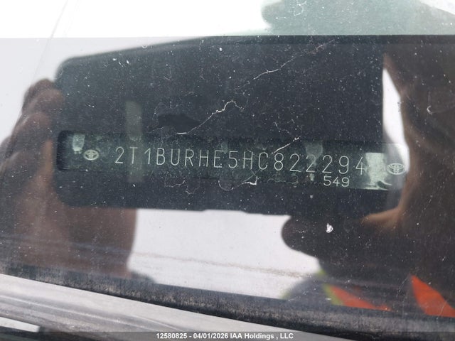 12580825 :رقم المزاد ، 2T1BURHE5HC822294 vin ، 2017 Toyota Corolla L/le/xle/se/xse مزاد بيع