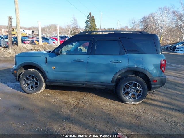 2021 Ford Bronco Sport Badlands მანქანა იყიდება აუქციონზე, vin: 3FMCR9D91MRA76425, აუქციონის ნომერი: 12580846