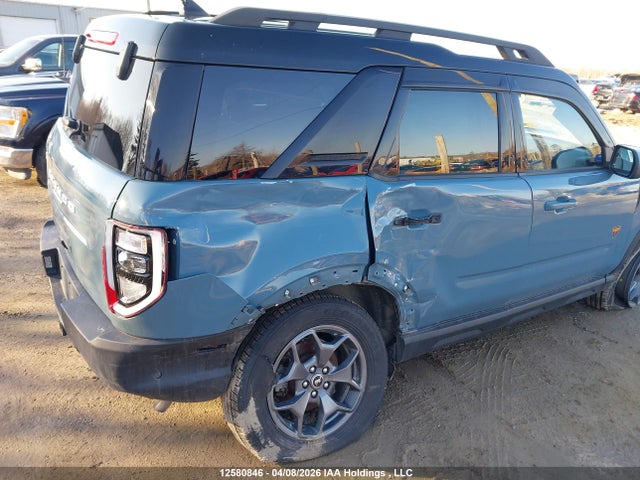 2021 Ford Bronco Sport Badlands მანქანა იყიდება აუქციონზე, vin: 3FMCR9D91MRA76425, აუქციონის ნომერი: 12580846