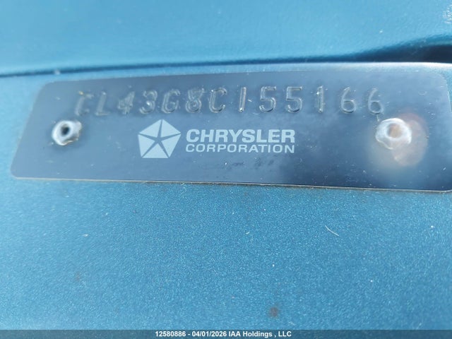 1968 Chrysler Newport მანქანა იყიდება აუქციონზე, vin: CL43G8C155166, აუქციონის ნომერი: 12580886