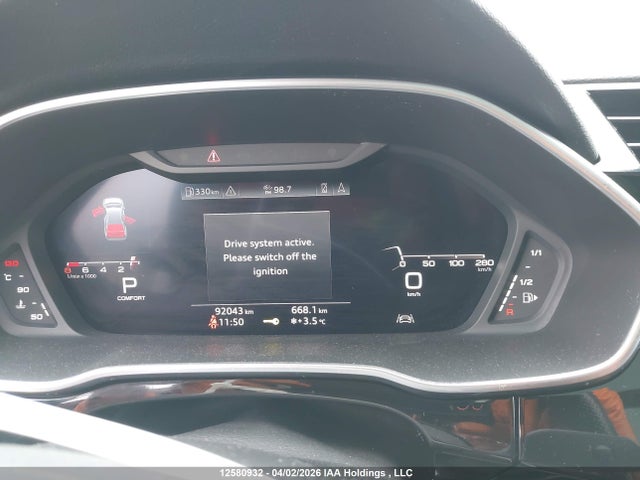 Aukcja sprzedaży 2020 Audi Q3, vin: WA1FECF33L1122911, numer aukcji: 12580932