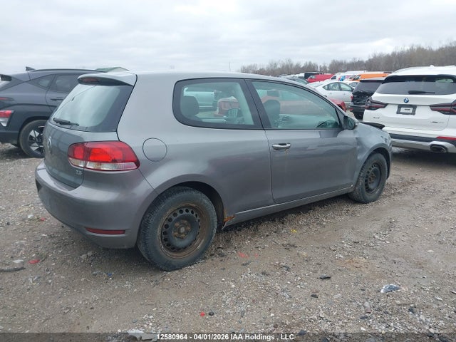 12580964 :رقم المزاد ، WVWBA7AJ3AW119018 vin ، 2010 Volkswagen Golf 2.5l Sportline/2.5l Trendline مزاد بيع