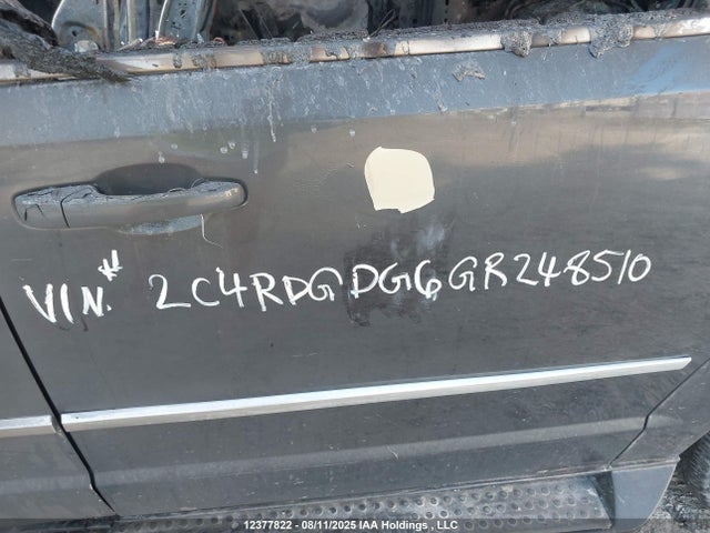 Aukcja sprzedaży 2016 Dodge Grand Caravan Crew, vin: 2C4RDGDG6GR248510, numer aukcji: 12377822