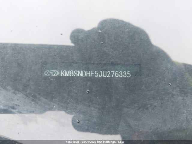 KM8SNDHF5JU276335 Hyundai Santa Fe Xl Limited