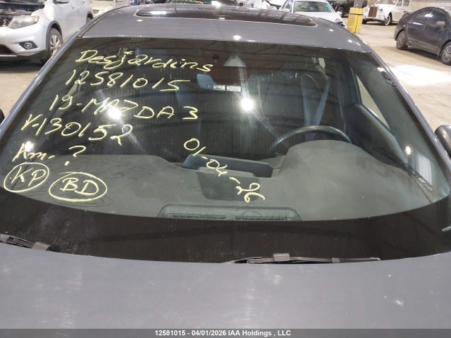 12581015 :رقم المزاد ، JM1BPALM5K1130152 vin ، 2019 Mazda 3 Preferred Plus مزاد بيع