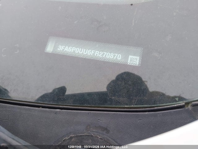 Продаж на аукціоні авто 2015 Ford Fusion S Hybrid, vin: 3FA6P0UU6FR270870, номер лоту: 12581048
