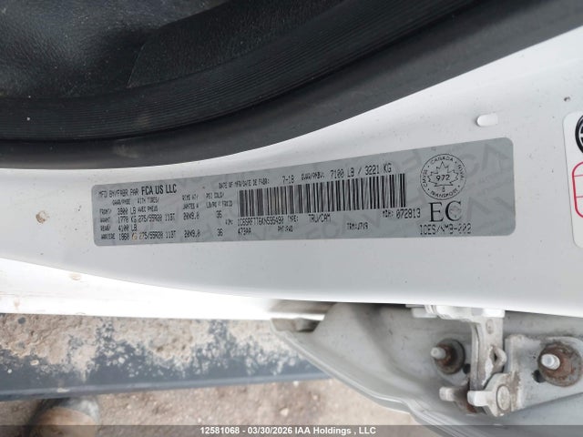2019 Ram 1500 Sport მანქანა იყიდება აუქციონზე, vin: 1C6SRFTT6KN595490, აუქციონის ნომერი: 12581068