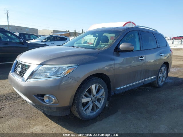 2014 Nissan Pathfinder Platinum/s/sl/sv მანქანა იყიდება აუქციონზე, vin: 5N1AR2MMXEC618995, აუქციონის ნომერი: 12581240