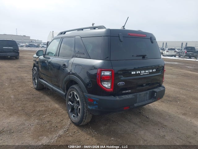 Aukcja sprzedaży 2022 Ford Bronco Sport Outer Banks, vin: 3FMCR9C61NRD47413, numer aukcji: 12581241