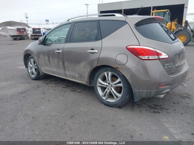 2011 Nissan Murano S/sl/le მანქანა იყიდება აუქციონზე, vin: JN8AZ1MW1BW151691, აუქციონის ნომერი: 12581436
