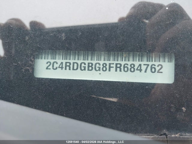 Aukcja sprzedaży 2015 Dodge Grand Caravan Se/sxt, vin: 2C4RDGBG8FR684762, numer aukcji: 12581540