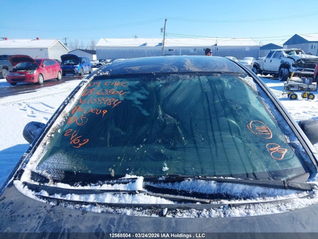 12568504 :رقم المزاد ، 2HGFA16239H108984 vin ، 2009 Honda Civic Dx/dx-a مزاد بيع